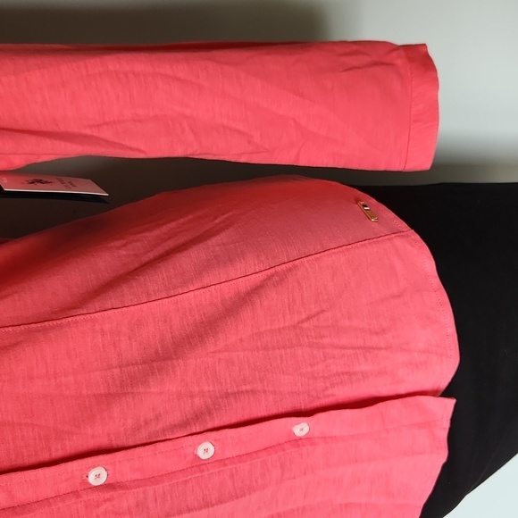 U.S. Polo Assn Pink Button Down Top - Picture 8 of 13